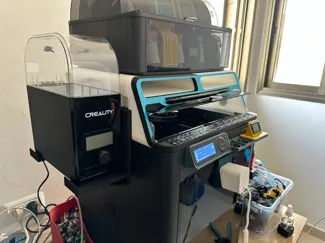 Filament Drybox Holder for AMS Riser V2