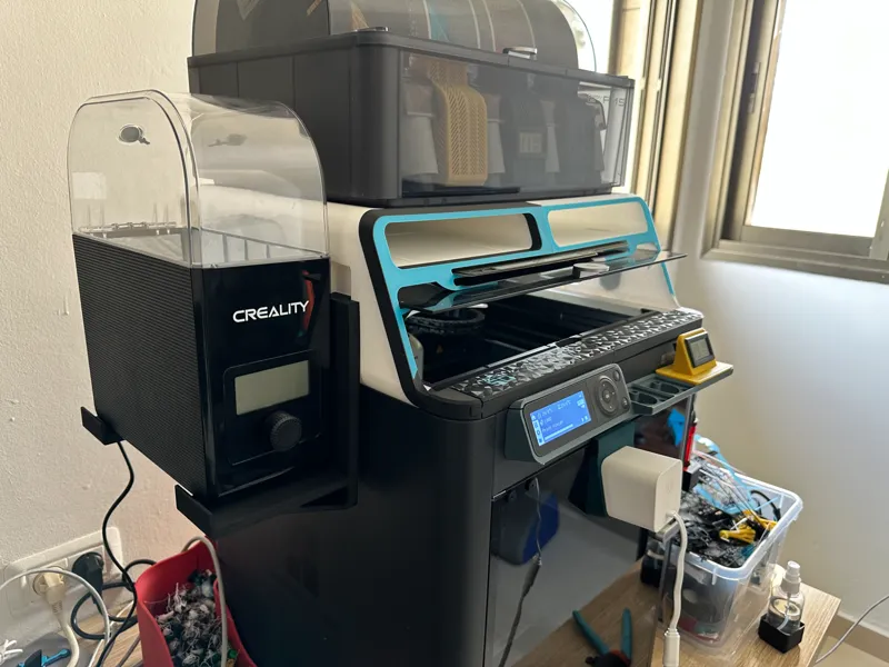 Filament Drybox Holder for AMS Riser V2