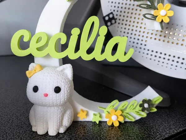 Lettres décoratives pour prénom personnalisé