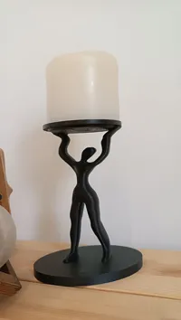 Bougeoir silhouette humaine — photo 2