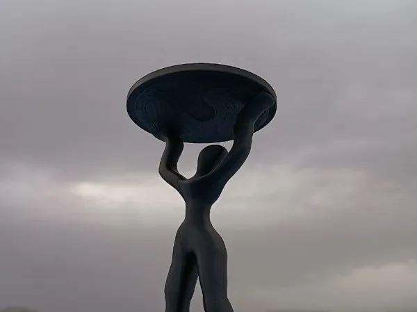 Bougeoir silhouette humaine