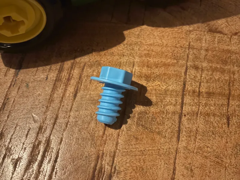 John Deere, JCB Toy Bolt  (build a Johnny)