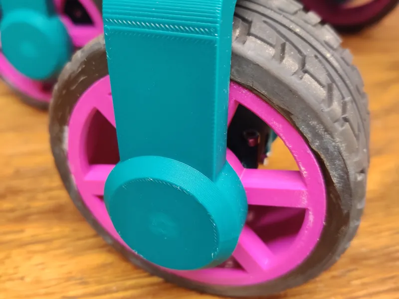 Stair Climbing Robot Wheel No Coupler