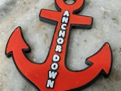 Anchor Down Reminder for Boat Helm Steering Wheel