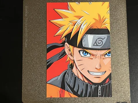 Cuadro decorativo en 3D: Naruto Hueforge — referencia de MakerWorld