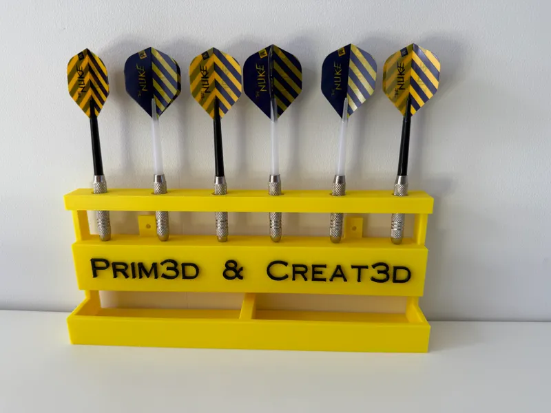 6 X Dart & flight storage holder