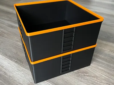 Simple stackable bin for storing anything