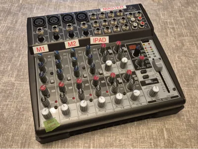 Behringer 1202SFX Mixer Riser - Airflow/Tilt Angle