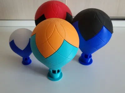 Hot Air Balloon Watch Case and Ring Case