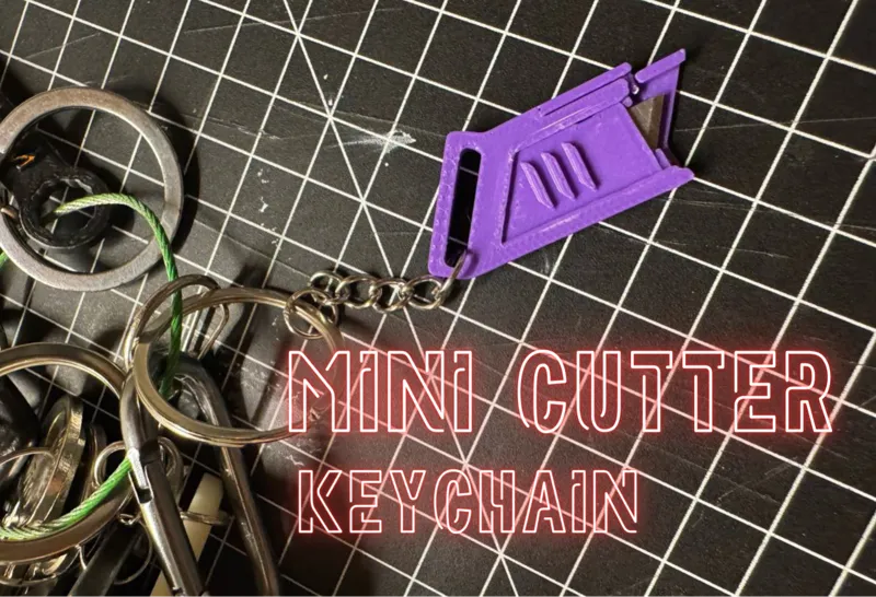 MINI CUTTER KEYCHAIN by 3DM