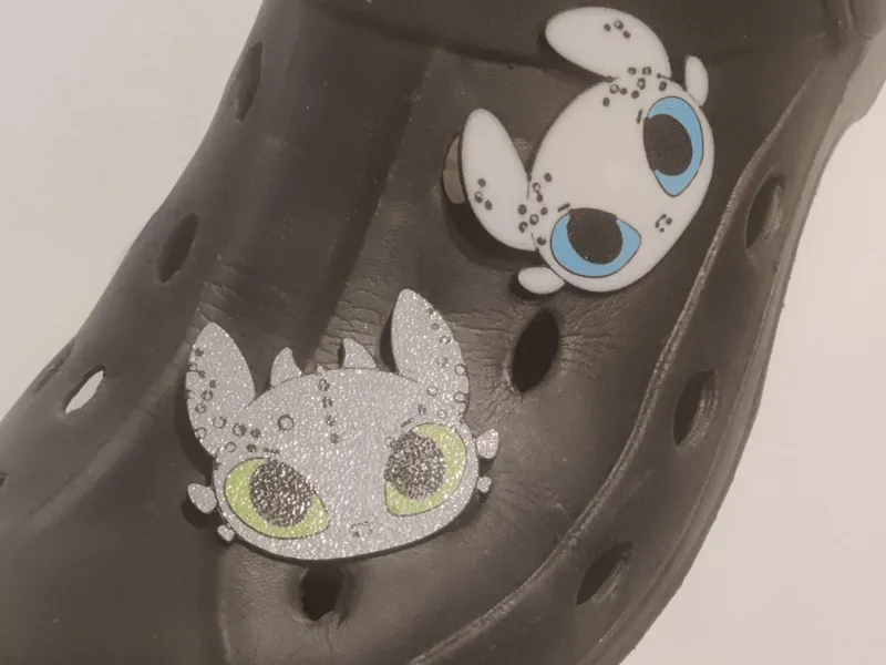 toothless crocs  charm 