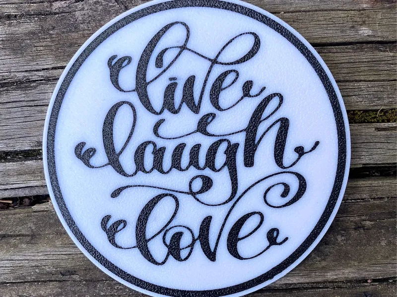 Live Laugh Love Coaster set of 4