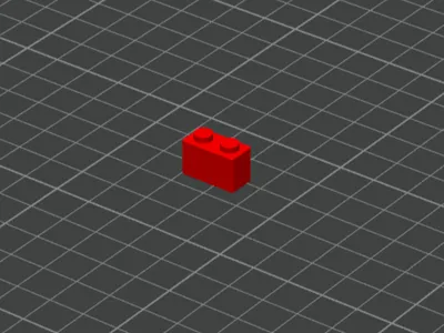 1x2 brick