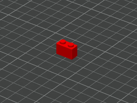 1x2 brick