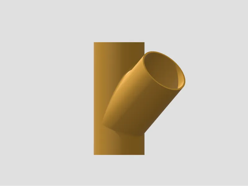 Y-Shaped Exhaust Reducer Adapter- 90mm