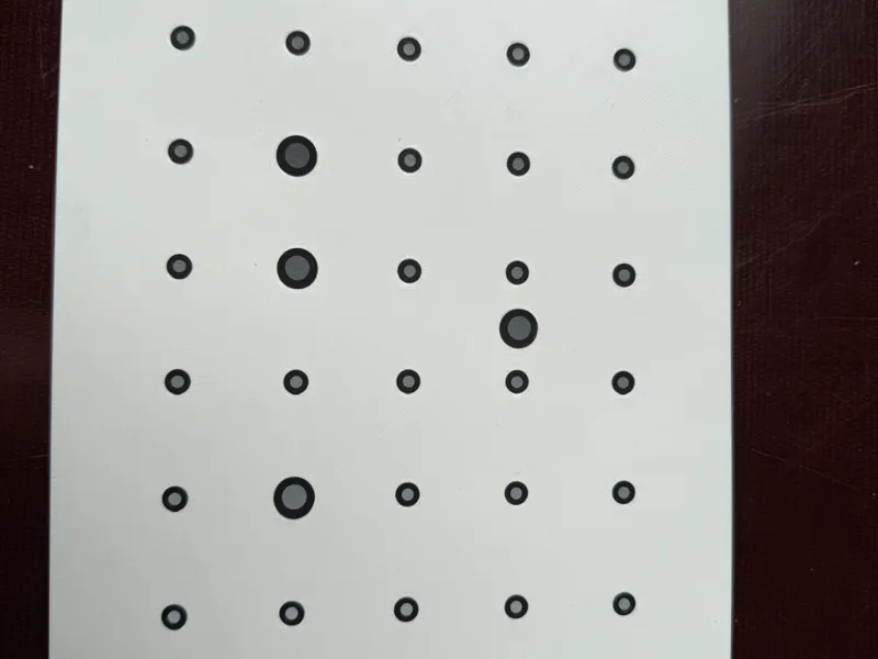 Einstar calibration plate