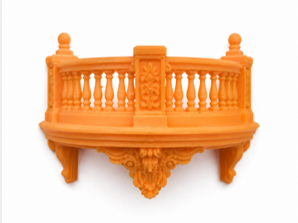 Victorian Balcony–Dollhouse (Solid & Detailed)