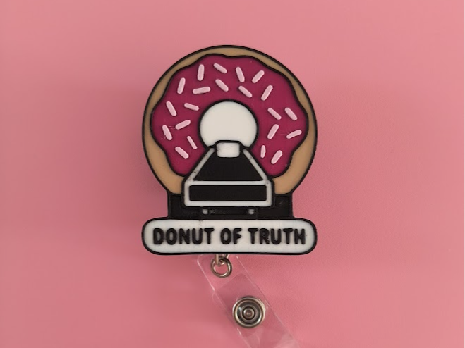 Donut Of Truth Badge Reel Topper/Magnet
