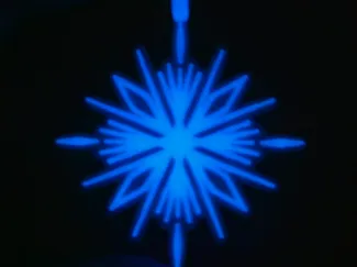 Pendentif flocon Reine des Neiges 2