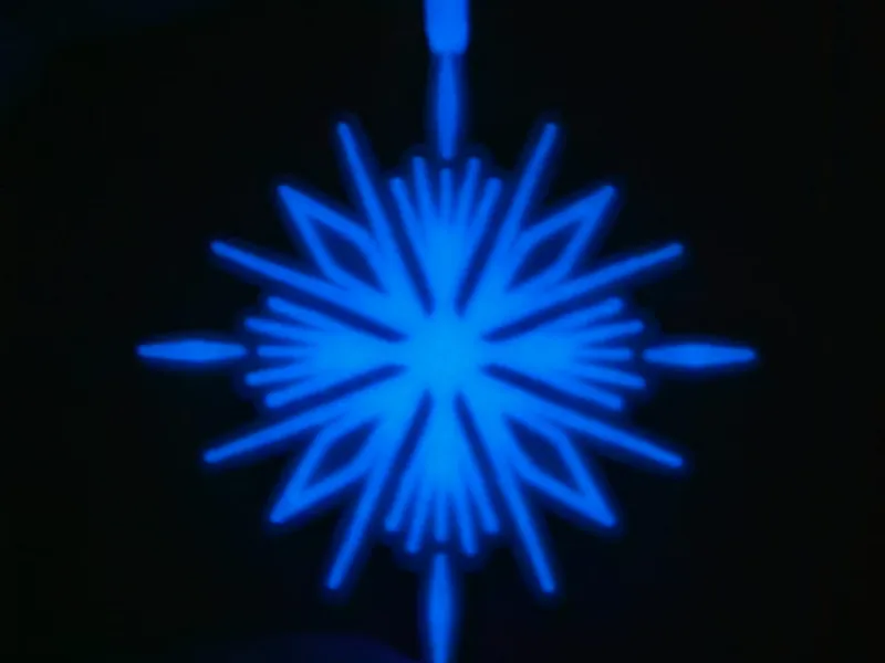 Pendentif flocon Reine des Neiges 2