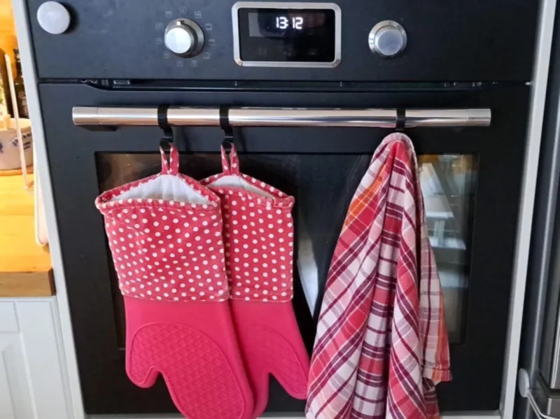 IKEA SMAKSAK oven door handle hanger