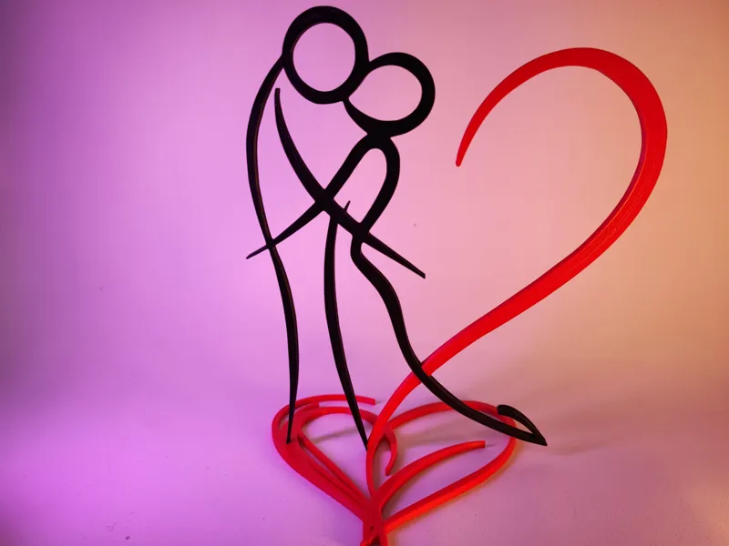 Art figure for Anniversary  /  Valentine's Day
