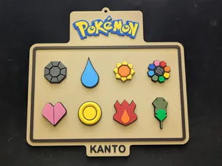 Wandboard für Pokemonorden Kanto