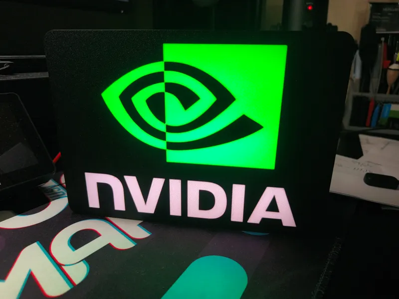 Nvidia Logo USB powered Lightbox 