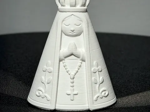 Figura decorativa: Nossa Senhora Aparecida - Chibi — referencia de MakerWorld