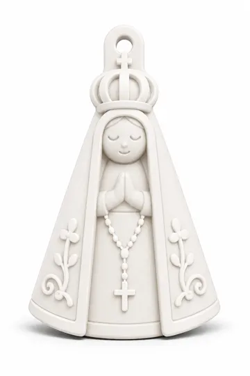 Figura decorativa: Nossa Senhora Aparecida - Chibi — vista de referencia 3