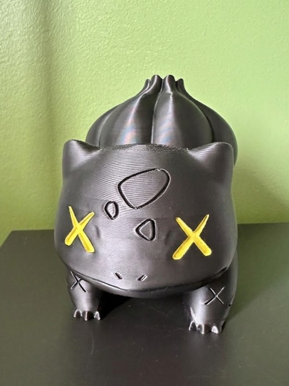 Miniatura 4 do modelo 3D KAWS x Bulbasaur