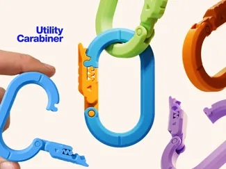 Utility Carabiner (print in place)