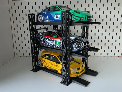 Autolift Lifting Platform 1:18 Model Car Diorama