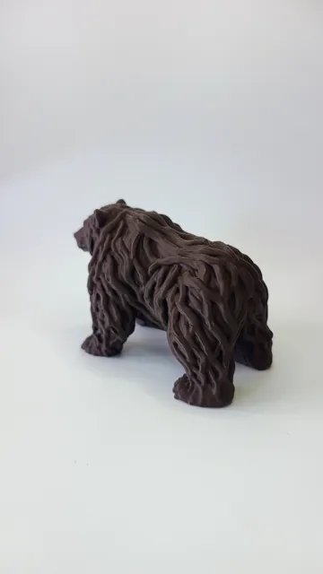 Modelo para impresión 3D: Wurzelbär "Dunkelstamm" aus verflochtenem Holz — vista de referencia 5