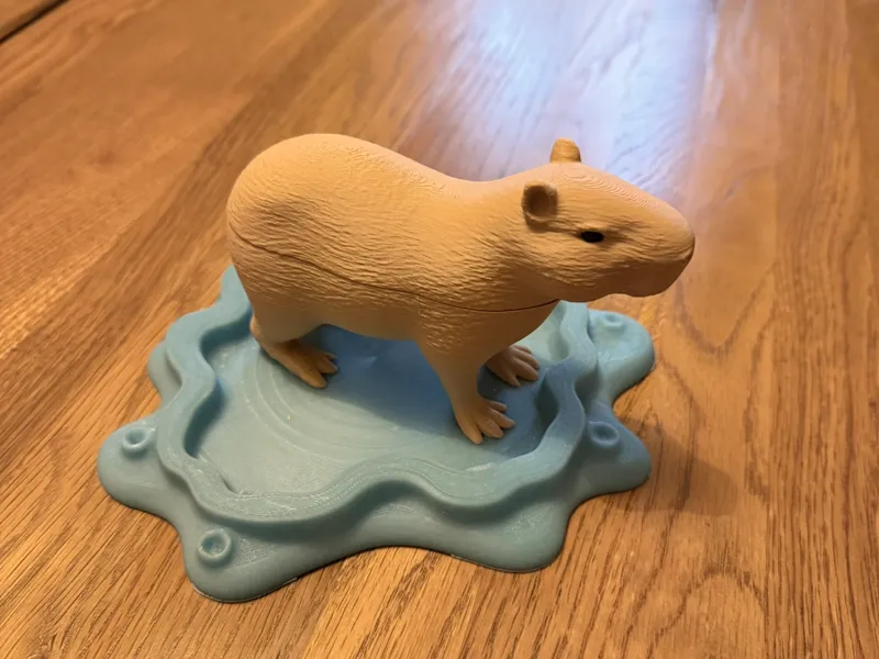 Capybara Storage Box – Cute Water Pool Edition