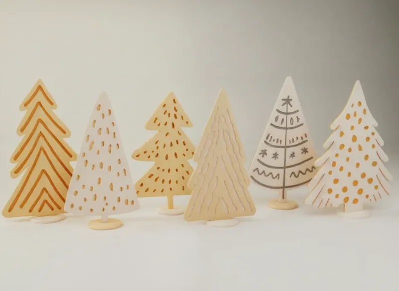 trees christmas nativity decoration