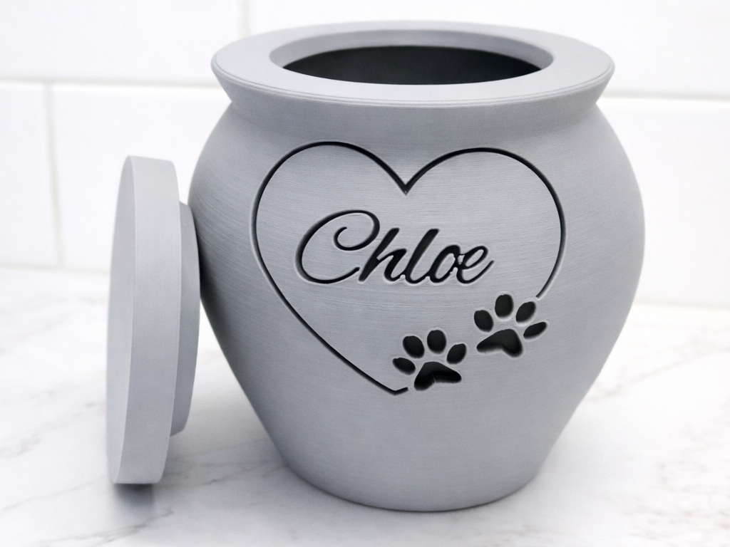 Pet Urn Design 3 - customizable name