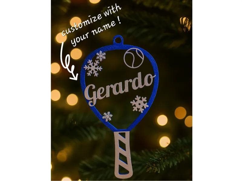 Ornameno Natale Padel NO AMS