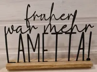 Inscription murale « Früher war mehr Lametta » — photo 2