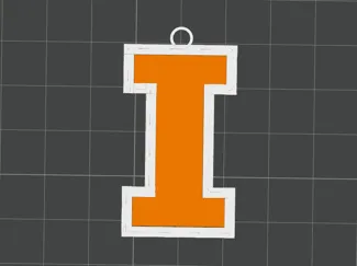 Illinois keychain
