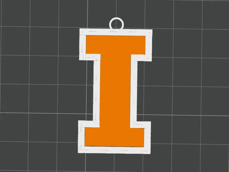 Illinois keychain