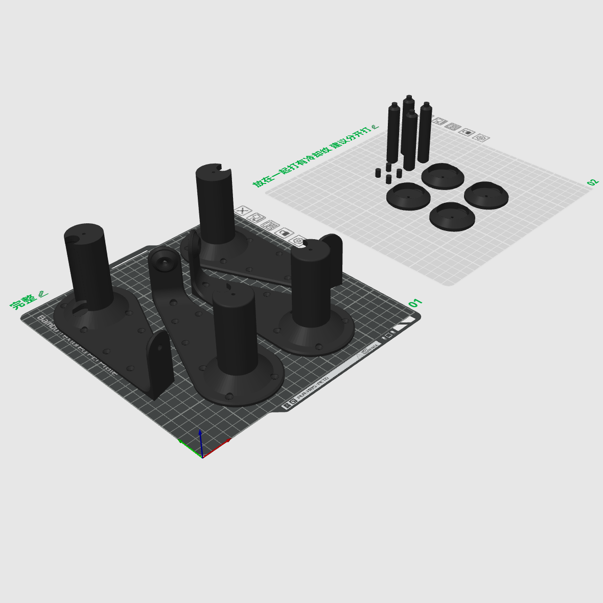 Miniatura 3 do modelo 3D A1封箱 料架 料盘架