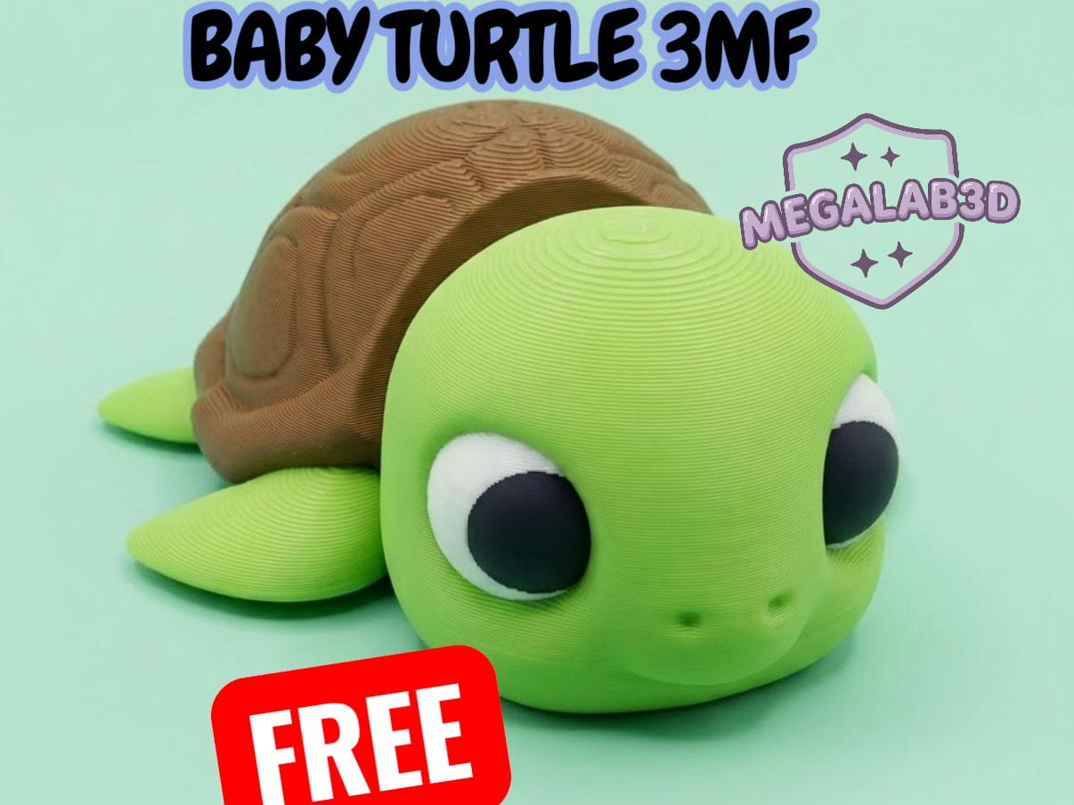Baby Turtle – 3MF MEGALAB3D