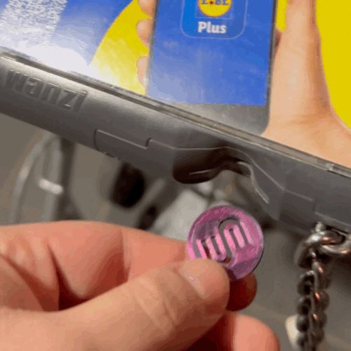 Removable Shopping Cart Token