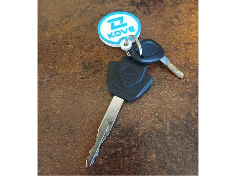 Kove motorcycle keychain