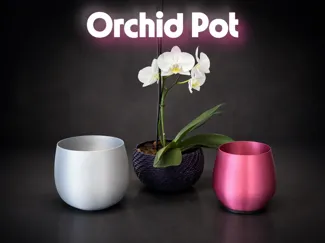 Vaso para Orquídeas Boca Larga