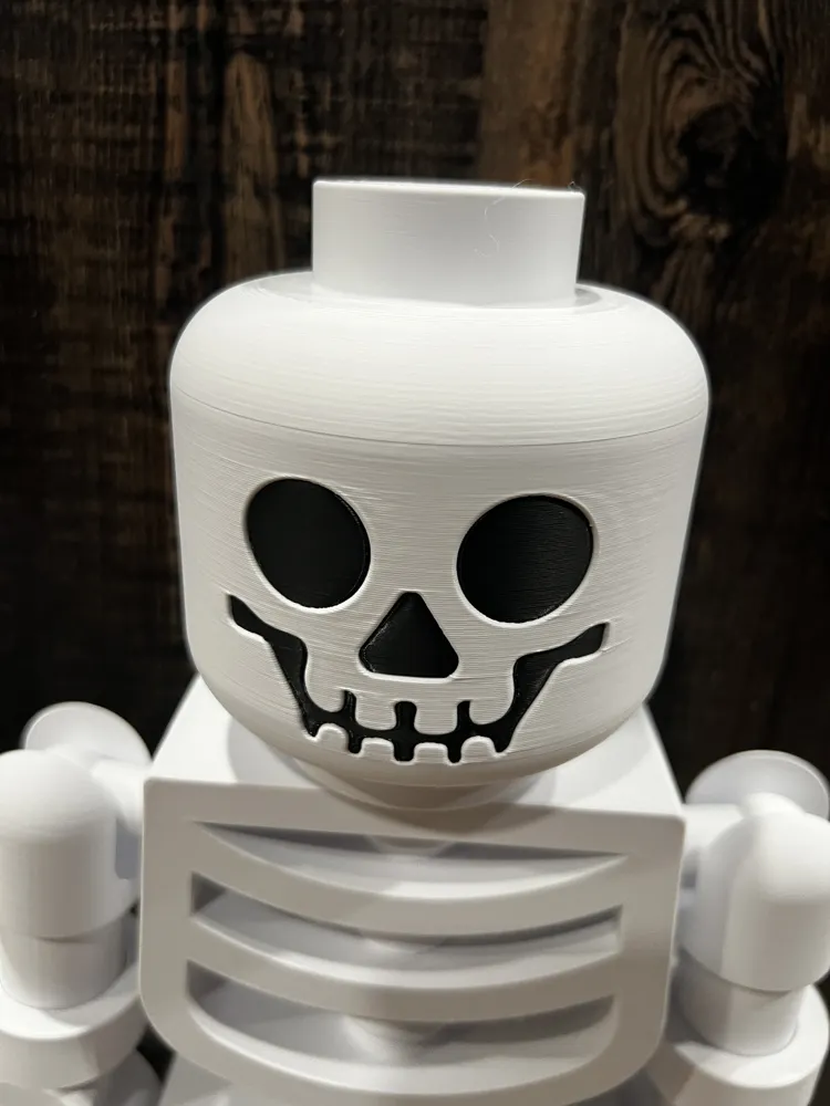 Giant Brick Skeleton AMS Head - Free 3D Print Model - MakerWorld