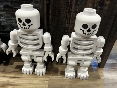 Giant Brick Skeleton AMS Head - Free 3D Print Model - MakerWorld