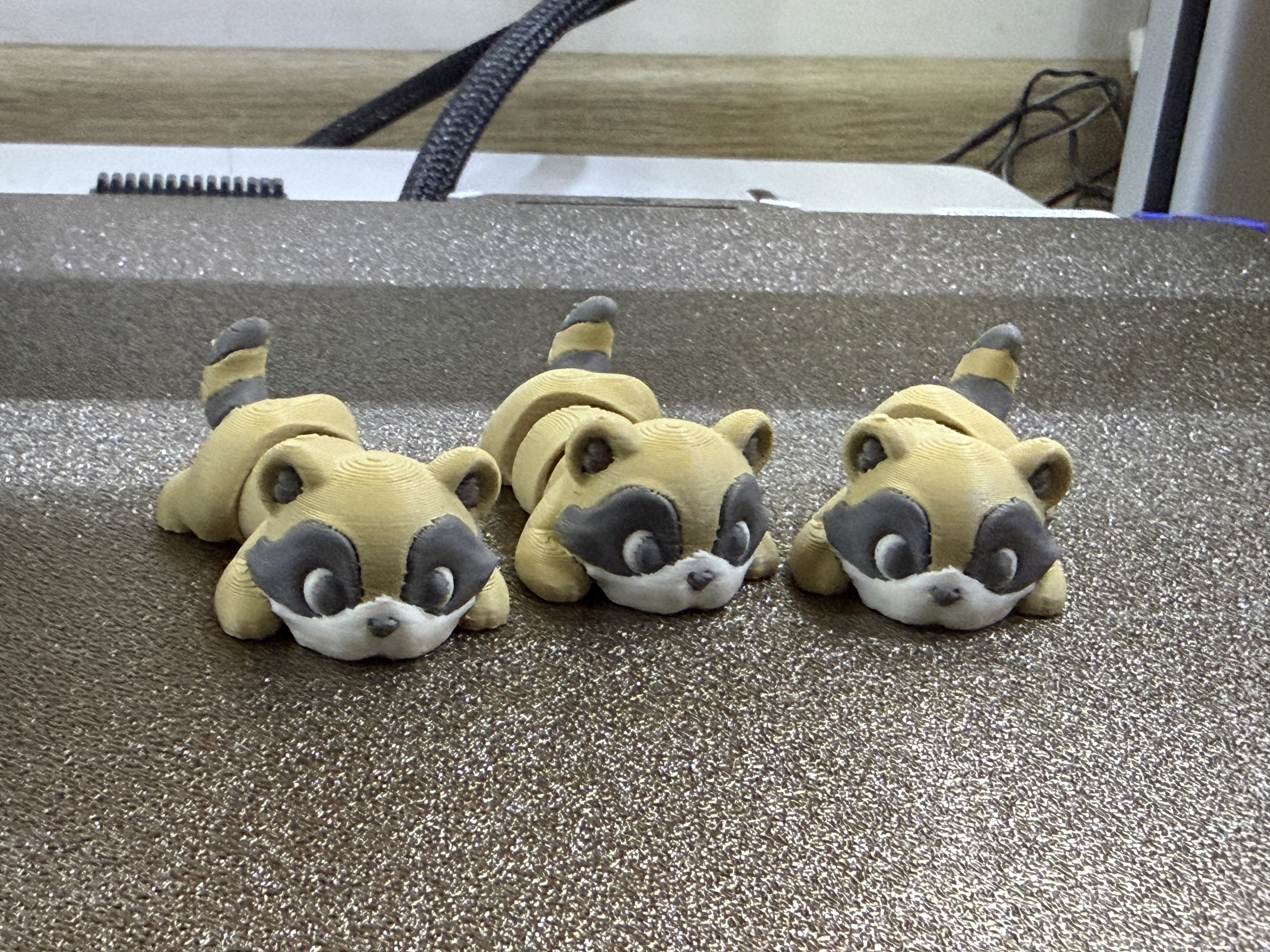 Miniatura 1 do modelo 3D Flexi Mini Raccoon