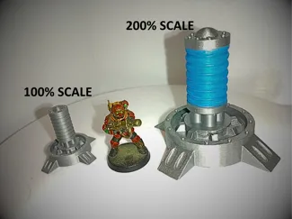 Gothic Sci-Fi Plasma Generator - Single Coil